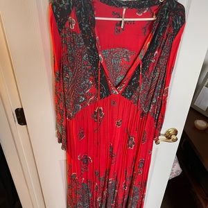 Free People Gorgeous Boho Midi Dress